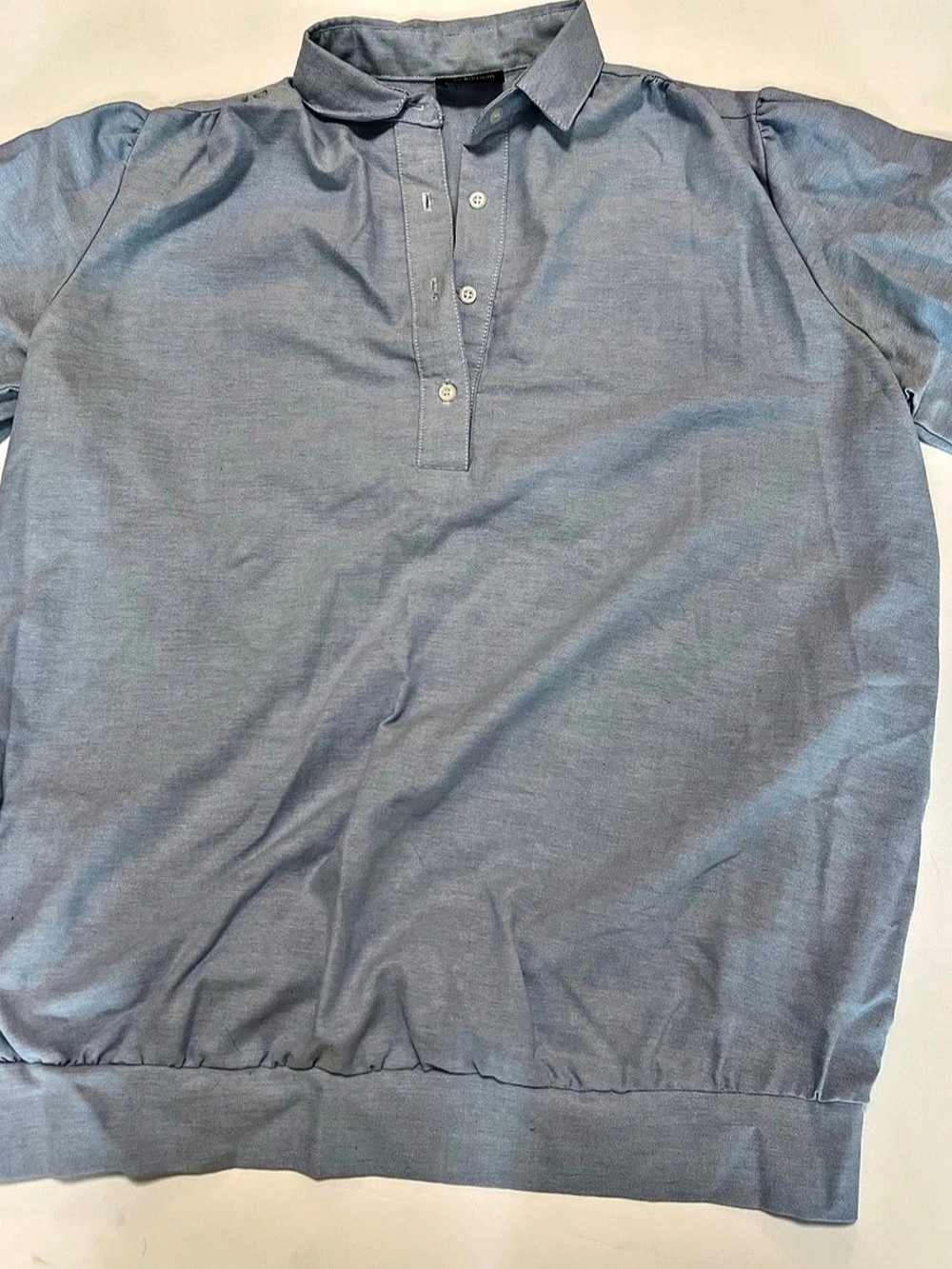 Frank & Eileen Men's Blue Short Sleeve Polo
